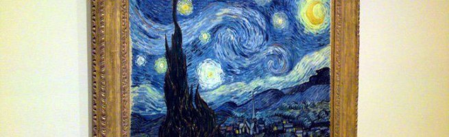 Van Gogh's Starry Night at the NYC MOMA.