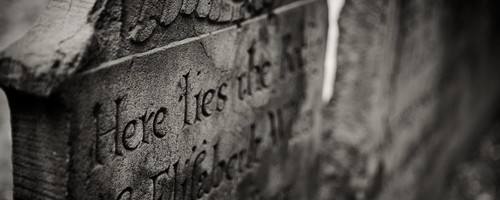 Boroughs of the Dead walking tour promotional graphic