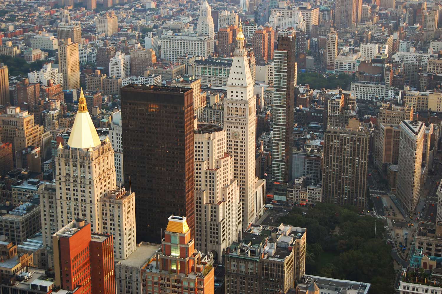 New York Aerial view during day